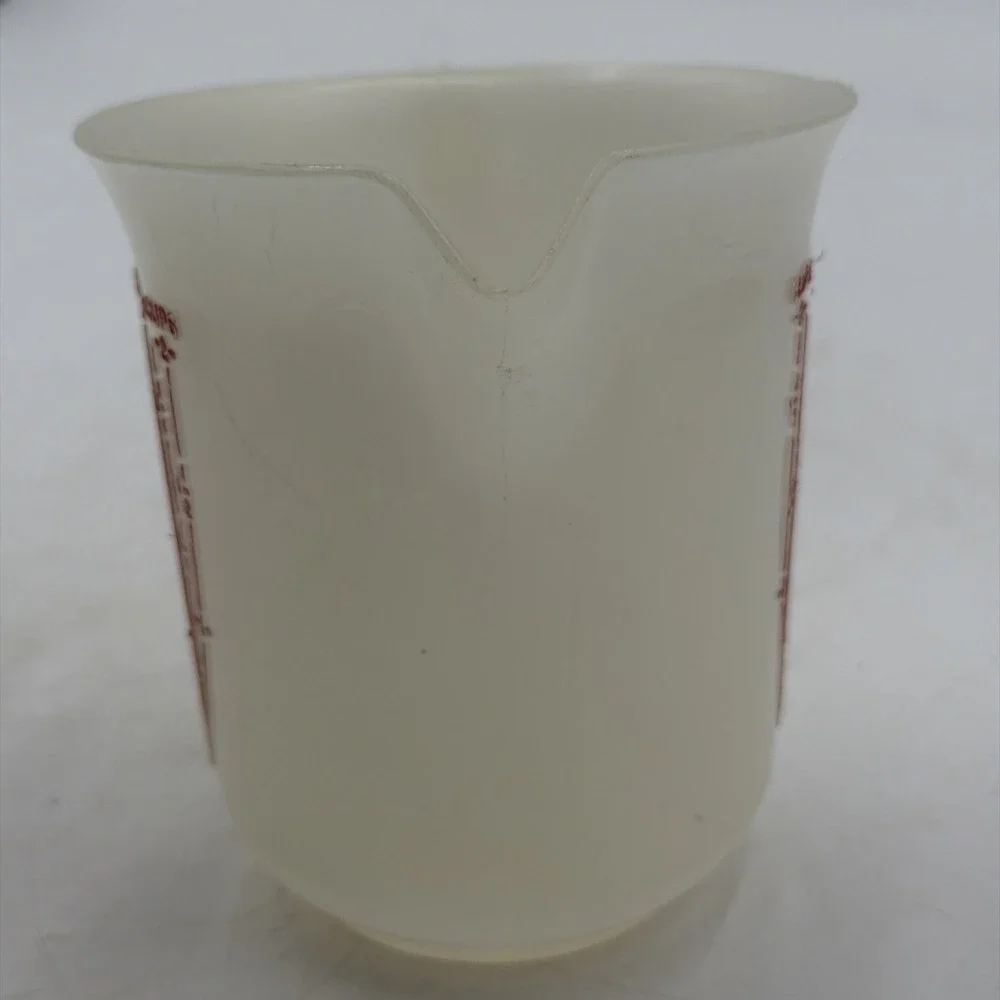 Vintage 50s Tupperware 134-2 Two Cup Measuring Pitcher Red Lettering